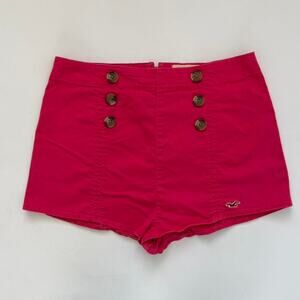 Hollister Hot Pink Sailor Shorts